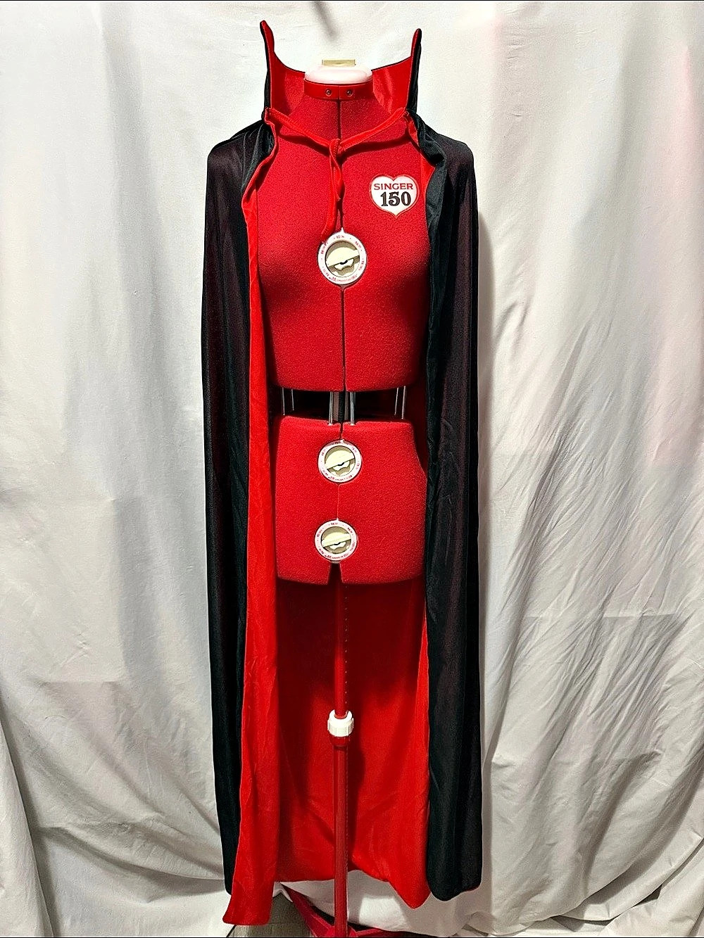 Red & Black Superhero Costume
